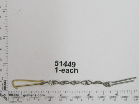 Kohler 51449; ; trip chain sa, 6 link; in Unfinish ; ;   Replaces 29756; 51392