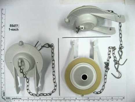 Kohler 55477; ; flapper; in Unfinish   52748; 55477