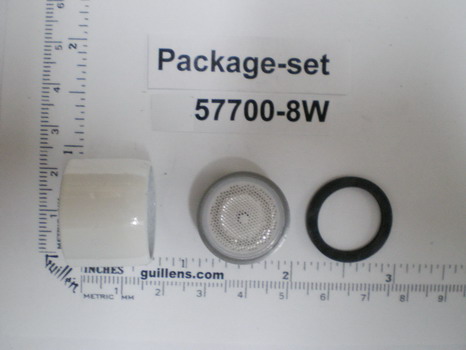 Kohler 57700-8W; ; aerator; in Jacob Delafon White; ;