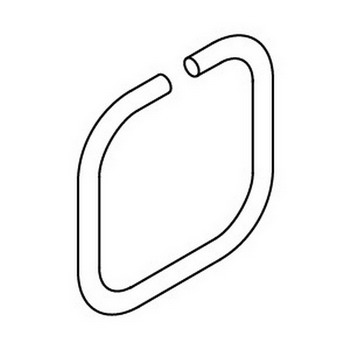 Kohler 58202-G; ; ring, towel; in Brushed Chrome ; ;