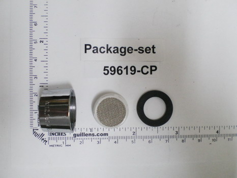 Kohler 59619-CP; ; aerator, 2.2 gpm, 55/64 female; in Chrome ; ;   Replaces 30070-CP; 37725-CP; 40106-CP; 82913-CP