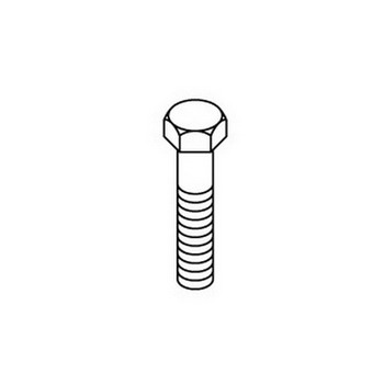 Kohler 63058; ; bolt, 3/8-16 x 1.500; in Unfinish ; ;