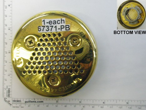 Kohler 67371-PB; ; suction cover assemby; in Polished Brass ; ;