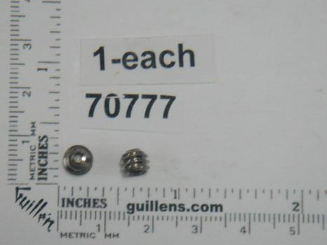 Kohler 70777; ; screw, 8-32 x .7/8, countersunk; in Unfinish ; ;