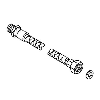 Kohler 74790; ; hose, braided w/washer; in Unfinish ; ;