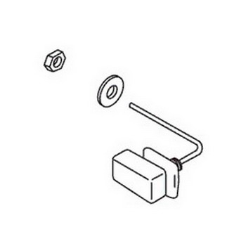 Kohler 81609-CP; ; serv kit, trip lvr arm; in Chrome ; ;
