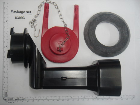 Kohler 83093; ; flush valve kit; in Unfinish ; ;   Replaces 59403; 92020; 83862