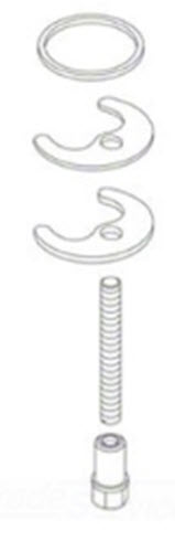 Kohler 836664; ; mounting hardware; in Unfinish ; ;