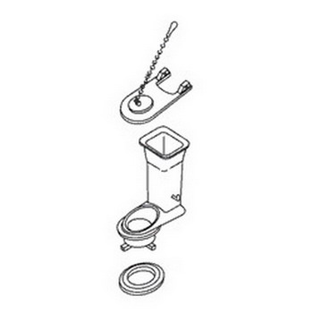 Kohler 84217; ; flush valve kit, twistlok; in Unfinish ; ;   Replaces 30623; 500411; 42391; 42513; 84213