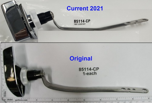 Kohler 85114-CP; ; trip lever kit; in Chrome ; ;   Replaces 1032579-CP; 76015-CP; 76558-CP; 77779-CP; 85115-CP; 81608-CP; 42369; 42370-CP
