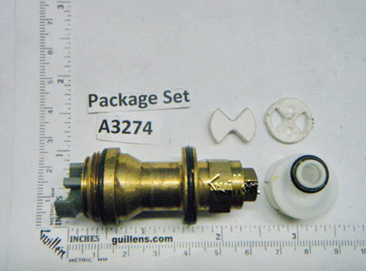 Sterling A3274; ; hot or cold ceramic cartridge; in Unfinish