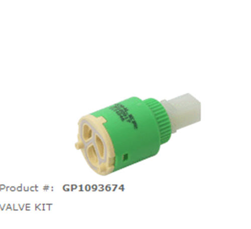 Kohler GP1093674; ; valve kit; in Unfinish ; ;   Replaces 1093674; 1141983; 1114247; 1232536