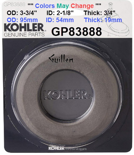 Kohler GP83888; ; seal, flush valve; in Unfinish ; ;   Replaces 83888; 42506; 83093