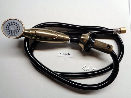 Kohler K-10101-BV; Accent (TM) kitchen sidespray; in Vibrant Brushed Bronze; Discontinued Product
