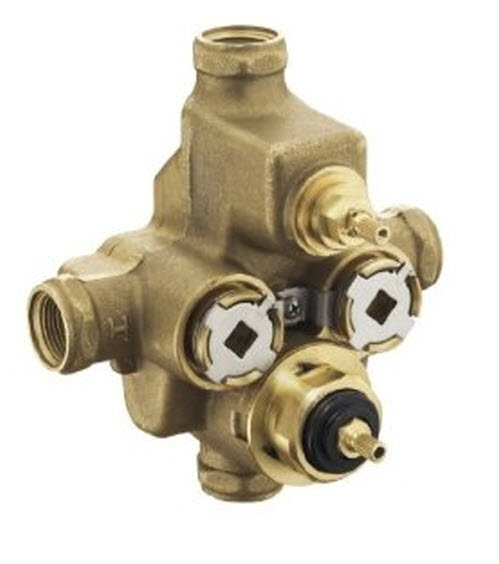 Kohler K-2976-KS-NA; MasterShower (R); XVII 3/4" thermostatic valve with integral volume control and stops; in Not Applicable   K-670-KS; 670-KS; K-670-K-NA; K-670-KS-NA