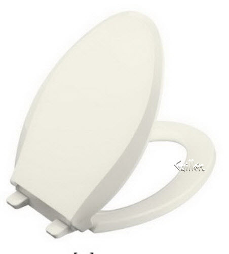 Kohler K-4636-7; Cachet (R); quiet-close (tm) elongated toilet seats with quick-release (tm) functionality; in Black   K-4636-7; 4636-7; 1038226-7