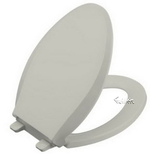 Kohler K-4636-95; Cachet (R); quiet-close (tm) elongated toilet seats with quick-release (tm) functionality; in Ice Grey   K-4636-95; 4636-95; 1038226-95