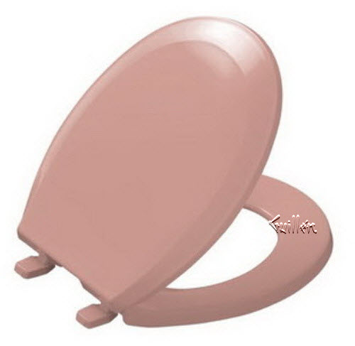 Kohler K-4662-45; Lustra (TM); round closed-front toilet seats and cover without antimicrobial agent; in Wild Rose   K-4662-45; 4662-45; 74923-45