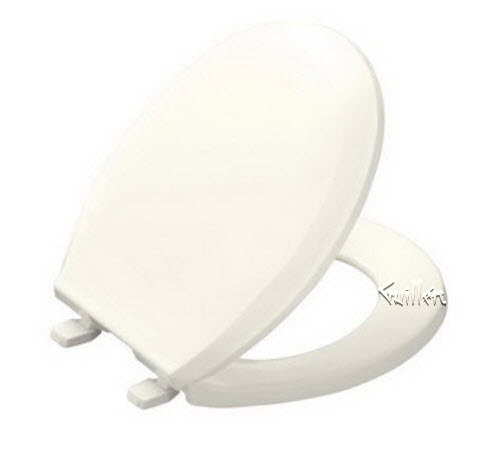 Kohler K-4662-96; Lustra (TM); round closed-front toilet seats and cover without antimicrobial agent NOT quick-release; in Biscuit   K-4662-96; 4662-96; 74923-96
