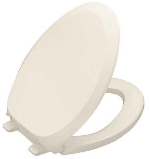 Kohler K-4713-47; French Curve (R); quiet-close (tm) elongated toilet seats quiet-close with grip-tight; in Almond   1050191-47; K-4653-47; 74917-47; K-4713-47; 4713-47