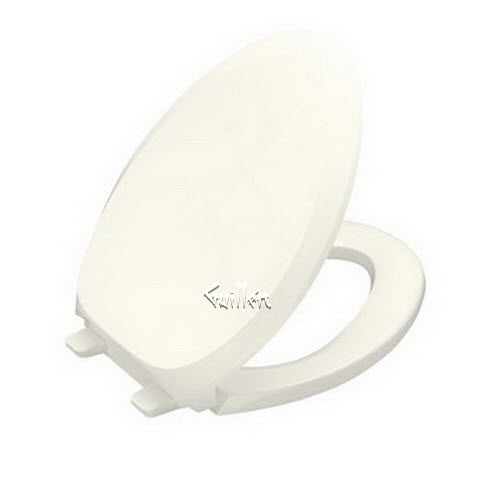 Kohler K-4713-96; French Curve (R); quiet-close (tm) elongated toilet seats quiet-close with grip-tight; in Biscuit   K-4713-96; 4713-96; 1050191-96