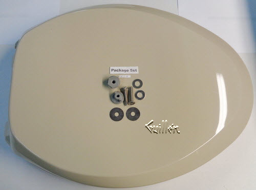 Kohler K-4713-G9; French Curve (R); quiet-close (tm) elongated toilet seats quiet-close with grip-tight; in Sandbar   K-4713-G9; 4713-G9; 1050191-G9