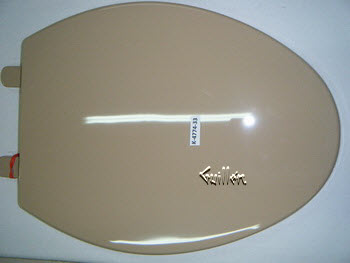 Kohler K-4774-33; Brevia; Q2 advantage qr eb elongated toilet seats; in Mexican Sand; Discontinued Product