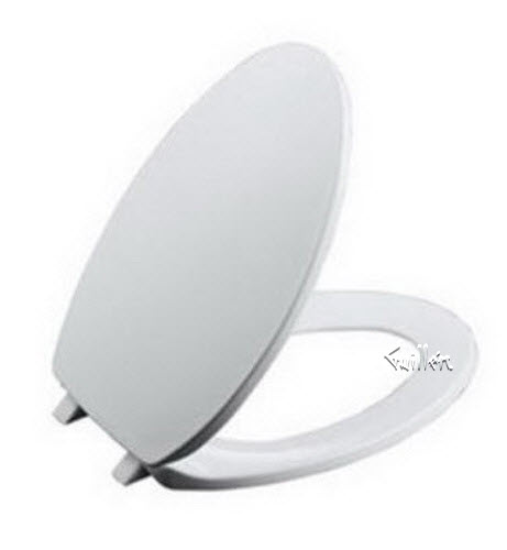 Kohler K-4774-95; Brevia (TM); with Quick-Release (TM); Hinges elongated toilet seats; in Ice Grey; Discontinued Product