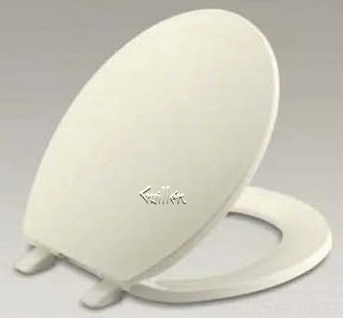 Kohler K-4775-47; Brevia (TM); with Quick-Release (TM); Hinges round-front toilet seats; in Almond