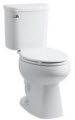 Sterling 403082-0; Windham; high-efficiency 1.28 gpf ada elongated two-piece toilet; in White