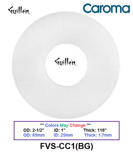 Lordahl FVS-CC1(BG); Caroma;__ 2-1/2in 1in; Flat seal gasket for flush valve; in Unfinish