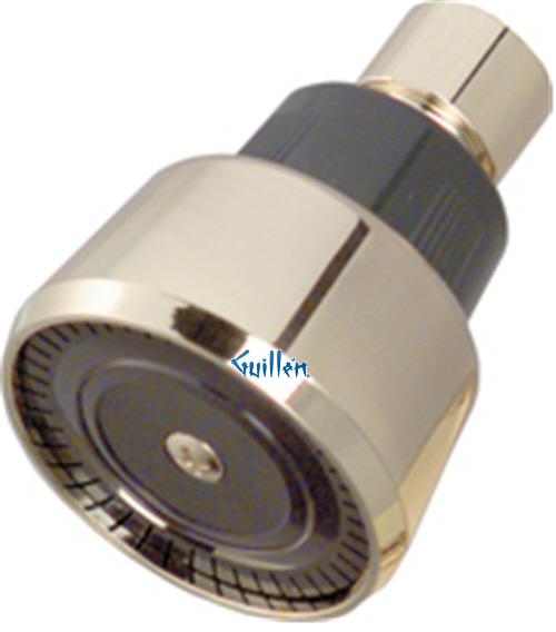 Mixet 5653PBHO; ; full spray shower head only; in Polished Brass