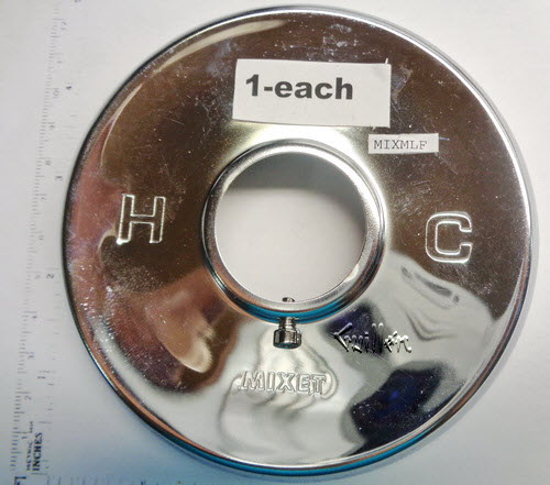 Mixet MLF; ; 4 1/2 inch flange; in Chrome