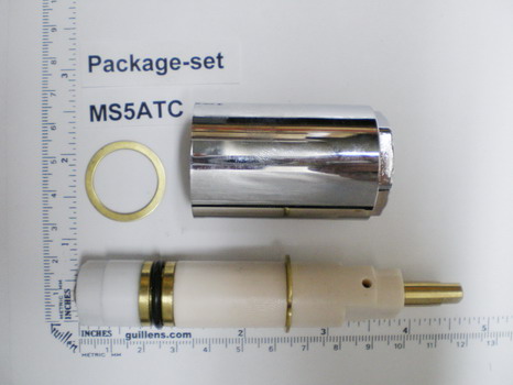 Mixet MS5ATC; ; 4 1/2 inch stem cartridge assembly bath tub shower; in Chrome