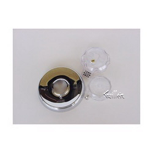 Mixet MTR4CLR; ; standard trim pk with 4 1/2 escutcheon & clear; in Acrylic