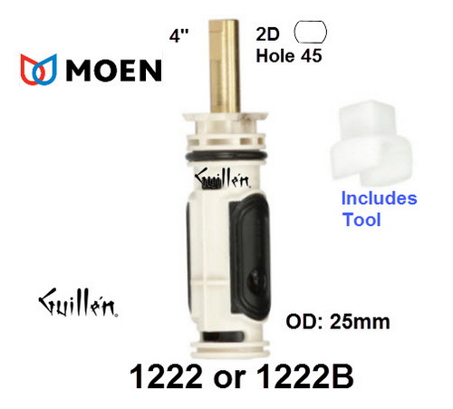 Moen 1222 Posi-Temp;__ 4in 2D; Pressure balance cartridge; in Unfinish