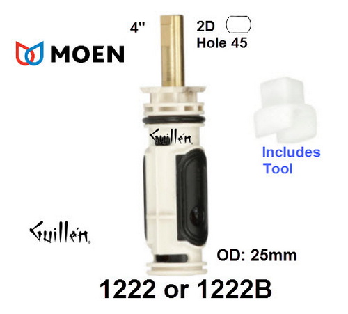 Moen 1222B Posi-Temp;__ 4in 2D; Pressure balance cartridge; in Unfinish