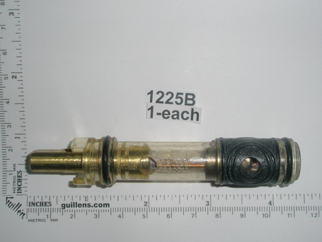 Moen 1225B;; cartridge magnum bagged moentrol pull cartridge plastic; Clear / Brass