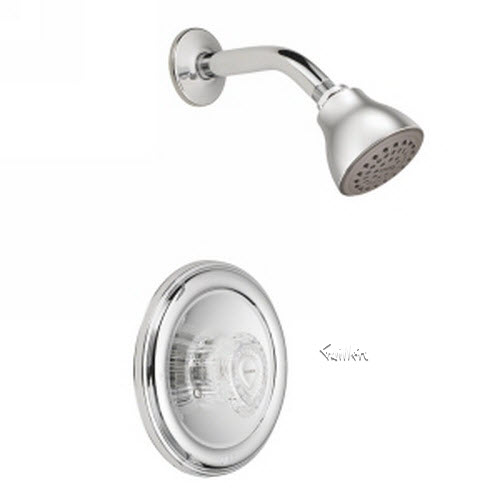 Tech 2356 Moen 1 handle Posi-Temp valve and shower trimChrome""