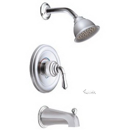 Tech 2395 Moen Monticello Posi-Temp pressure balancing shower only with M-PACT system Chrome