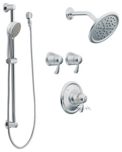 Tech 270 Moen ExactTemp 3/4"" vertical spa setChrome""