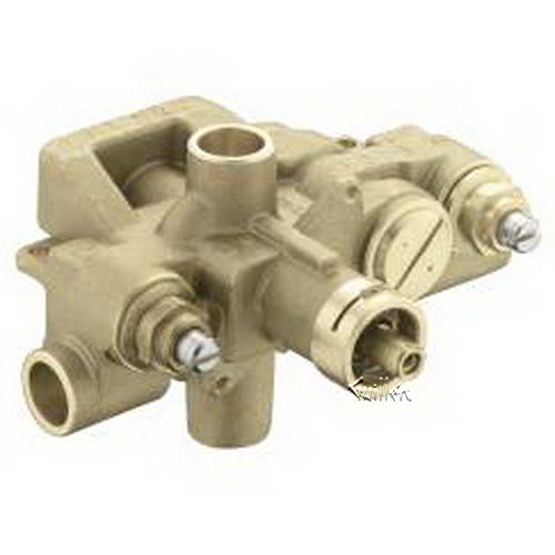 Tech 3570 Moen Rough-in Moentrol pressure balancing volume control valve with stops repair replacement technical part breakdown