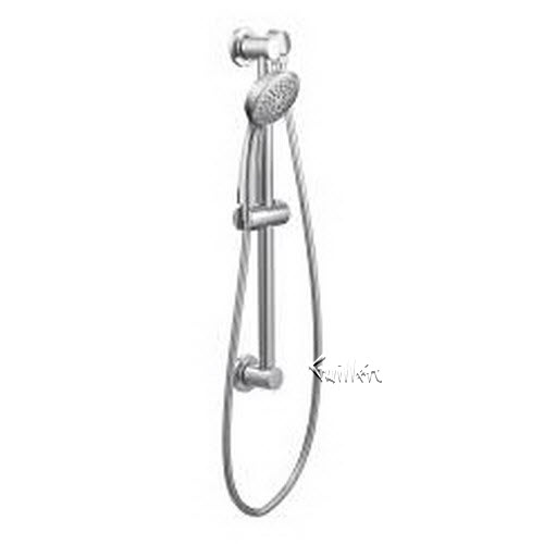 Moen 3868EP; ; handheld shower 1 function with slidebar 1.75 gpm repair replacement technical part breakdown