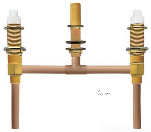 Tech 4997 Moen Rough-in 2 handle Roman tub valve""