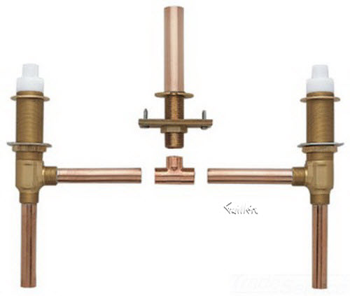 Tech 4999 Moen Rough-in 2 handle Roman tub valve   64999