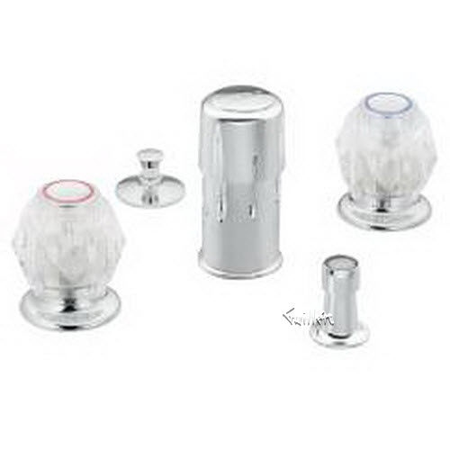 Tech 5200 Moen 2 handle bidet faucet valve and trim repair replacement technical part breakdown