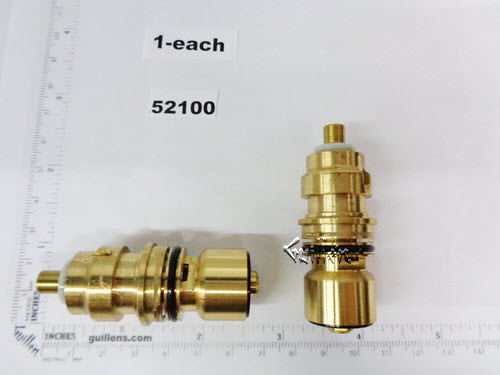 Moen 52100; Commercial; brass metering cartridge; in Unfinish