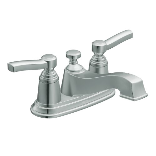 Tech 6201 Moen 2 handle lav with drain assemblyChrome""