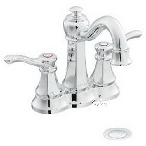 Tech 6301 Moen 2 handle lavatory with drain assembly repair replacement technical part breakdown