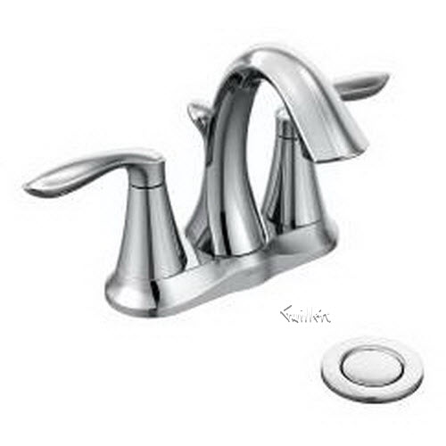 Tech 6410 Moen 2 handle lavatory faucet with drain assembly repair replacement technical part breakdown